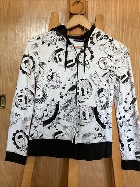Y2K Heatherette zip up hoodie!